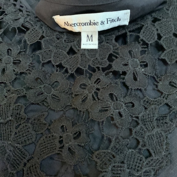 NWT Abercrombie & Fitch Black Dress sz M - Picture 11 of 13